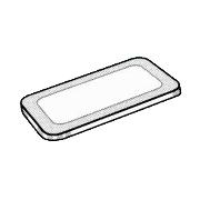 Couvercle ravier Alu 160x110x14mm PL430R - 2000 pcs